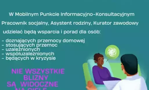Zdjęcie do Specjaliści z Mobilnym Punktem Informacyjno-Konsultacyjnym w Mieszewie Zwierzynku Mielnie Sielsku