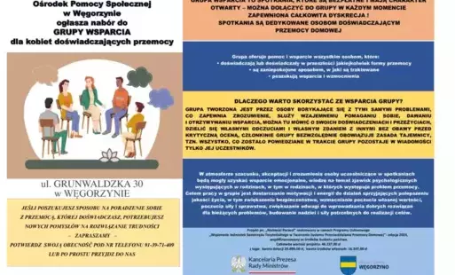 Zdjęcie do Grupa wsparcia dla os&oacute;b doświadczających przemocy domowej